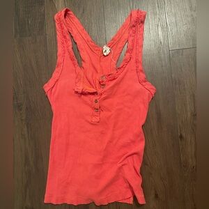 We The Free Tank Top | Coral/Orange | Size S